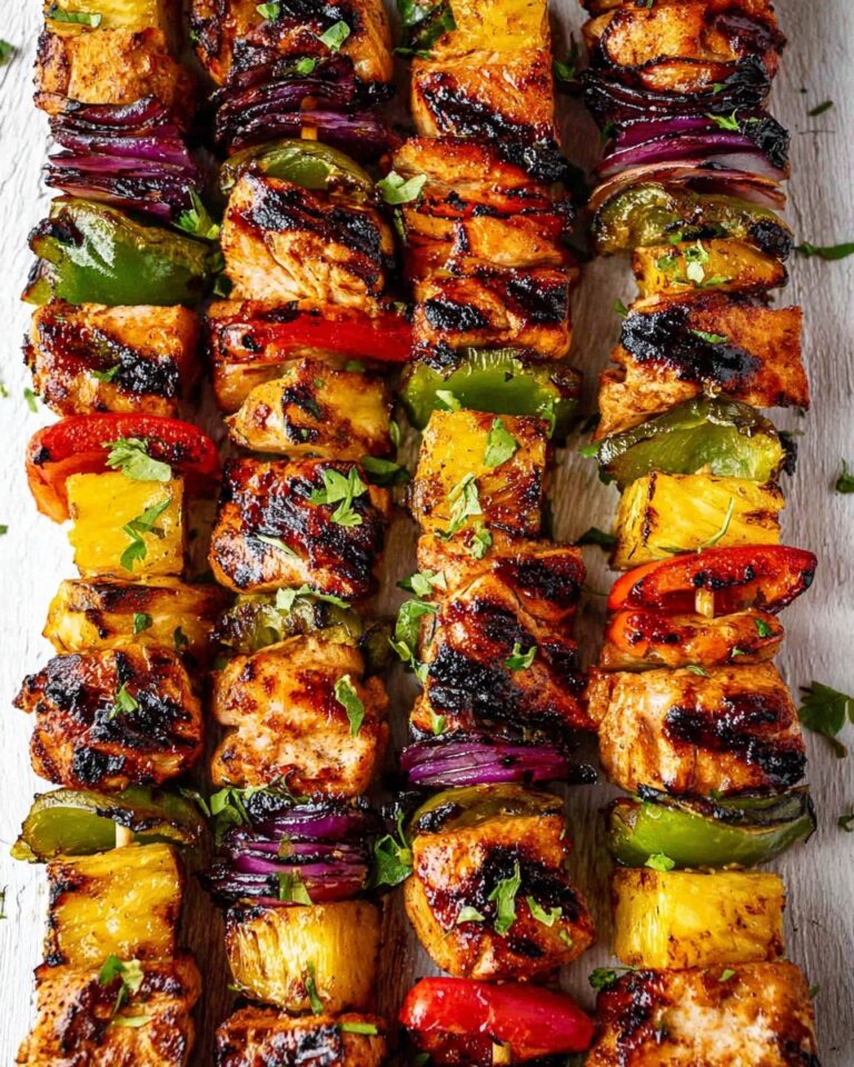 Hawaiian Chicken Kabobs Recipe