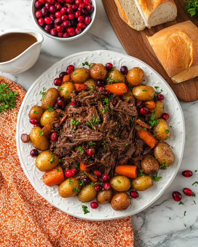 Slow Cooker Cranberry Pot Roast Recipe