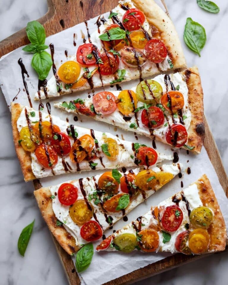 Caprese Flatbread Recipe