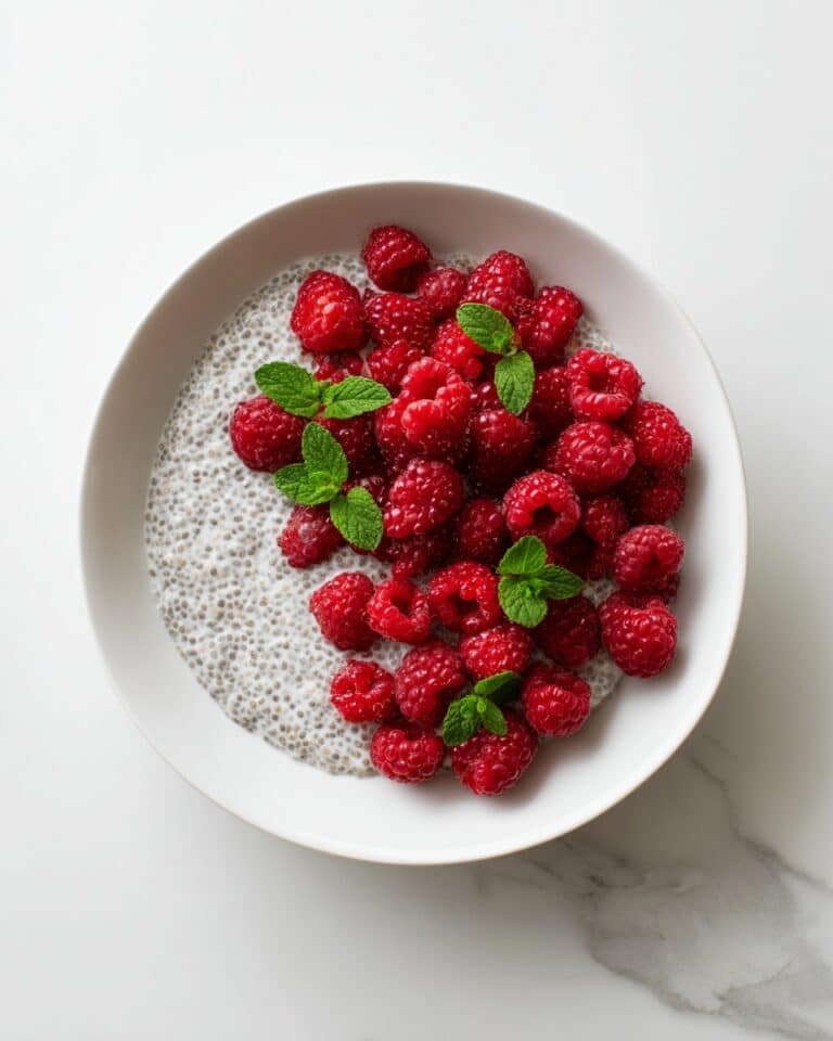 Smooth Vanilla Raspberry Chia Pudding Recipe