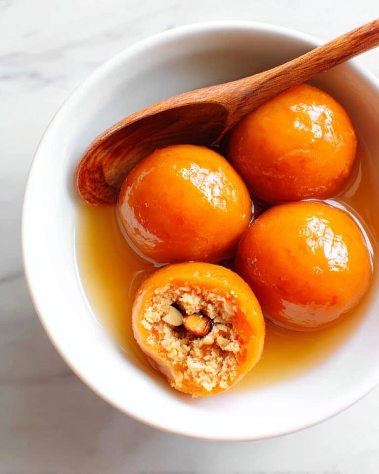 Pumpkin Tang Yuan with Easy Peanut Filling Recipe