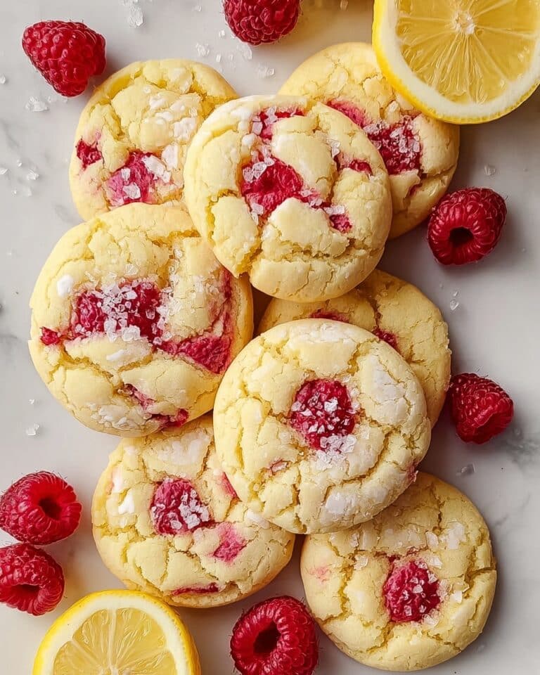 Easy Lemon Raspberry Cookies Recipe